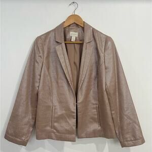 Chico’s Glimmering Blush Jacket Blazer 1